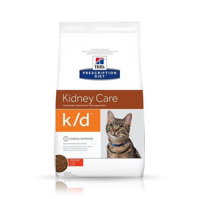 Karmy suche dla kota - Hill's Prescription Diet Feline k/d Kidney Care z kurczakiem