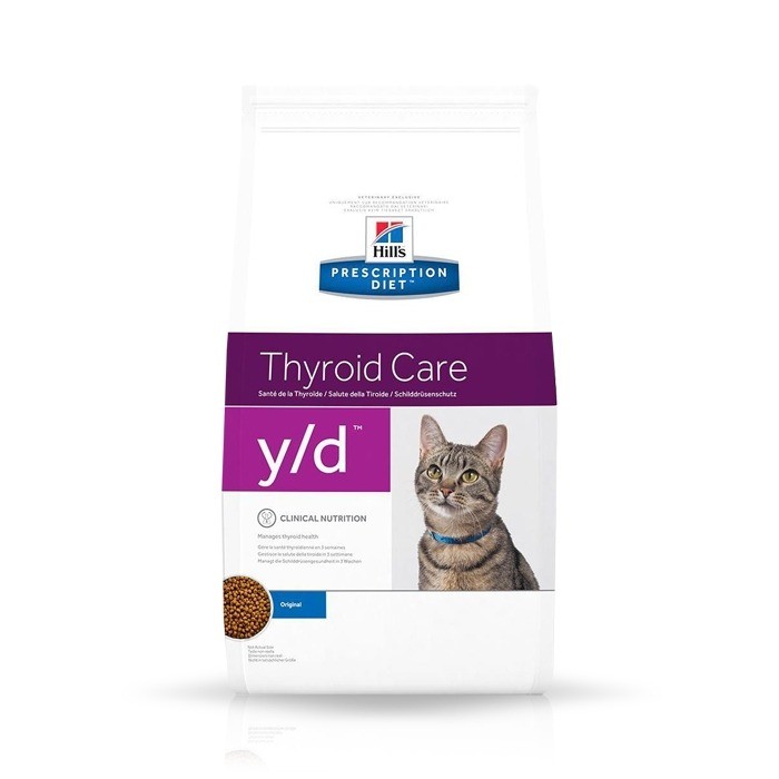 Karmy suche dla kota - Hill's Prescription Diet Feline y/d Thyroid Care original