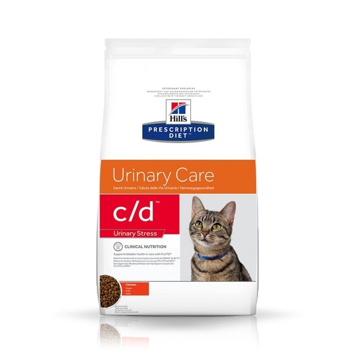 Karmy suche dla kota - Hill's Prescription Diet Feline c/d Urinary Care Stress z kurczakiem