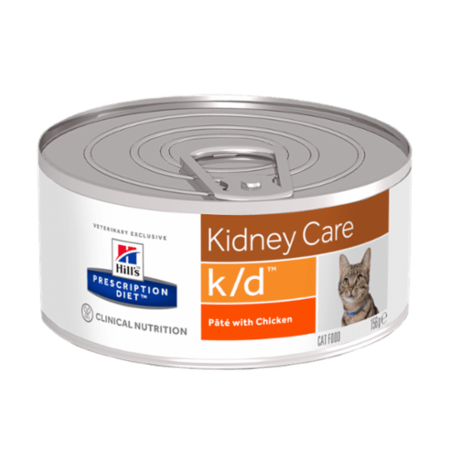 Karmy mokre dla kota - Hill's Prescription Diet Feline k/d Kidney Care z kurczakiem 156g