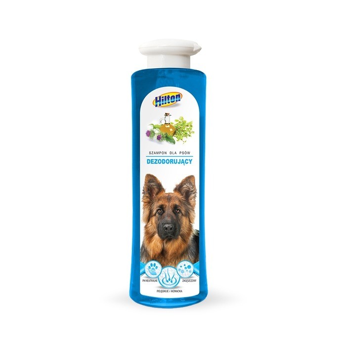 Higiena, pielęgnacja sierści - Hilton Szampon dezodorujący dla psów 200ml
