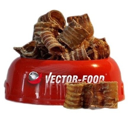 Przysmaki dla psa - Vector-Food Tchawica wołowa krojona 100g