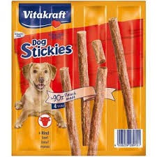 Przysmaki dla psa - Vitakraft Dog Stickies Wołowina 44g (4 szt.)