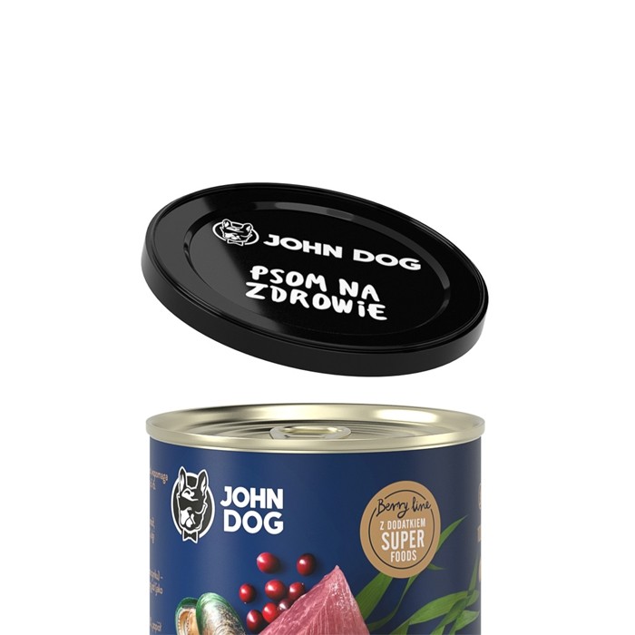 Akcesoria do karmienia - John Dog Pokrywka na puszkę