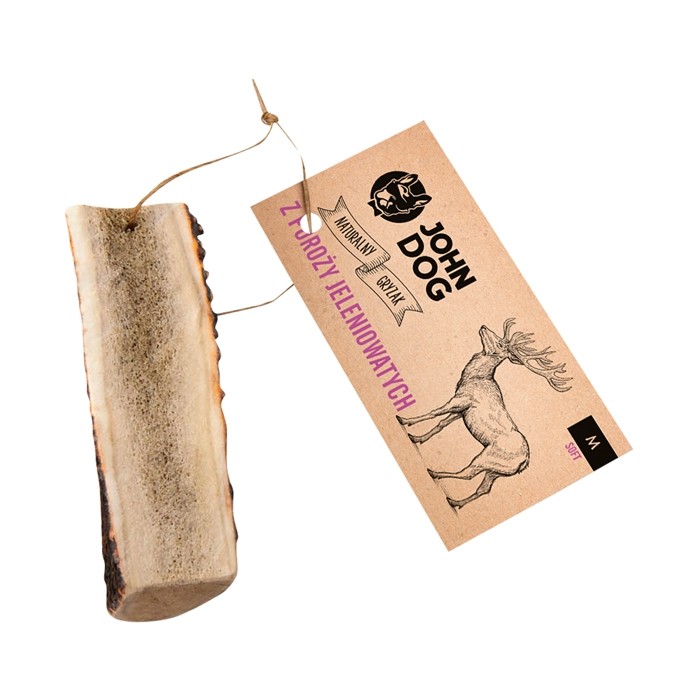 Przysmaki dla psa - John Dog Poroże jelenia soft M