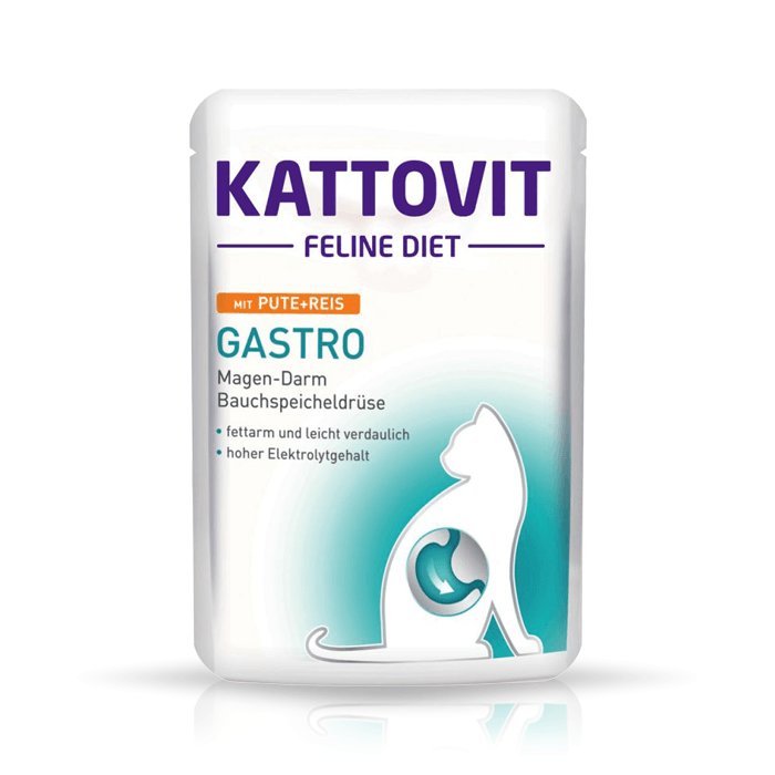 Karmy mokre dla kota - Kattovit Feline Diet Gastro 85g x 12