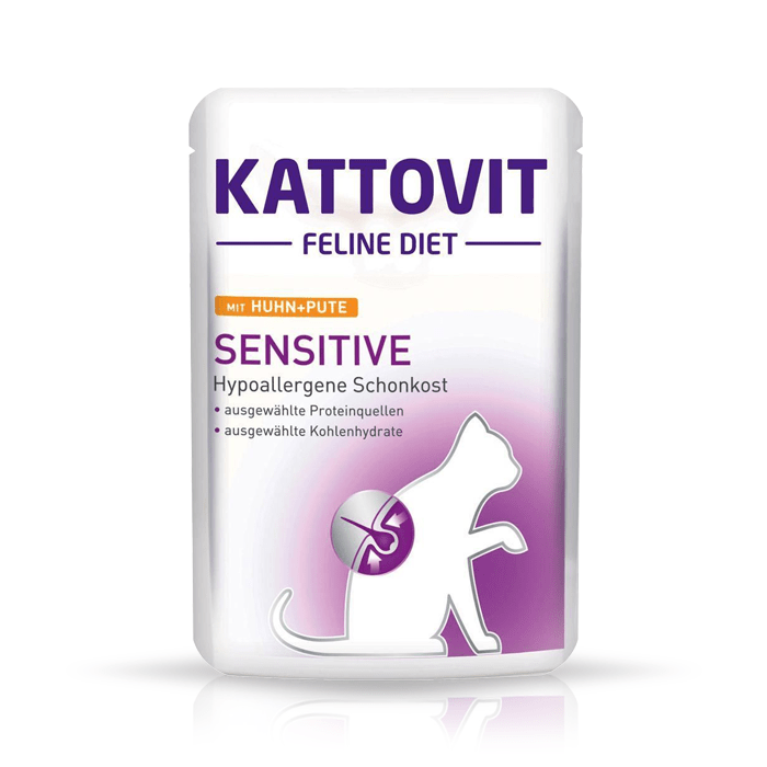 Karmy mokre dla kota - Kattovit Feline Diet Sensitive 85g x 12