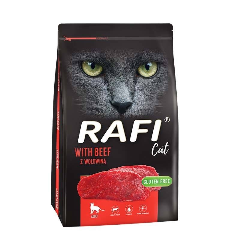 Karmy suche dla kota - Rafi Cat Adult z wołowiną
