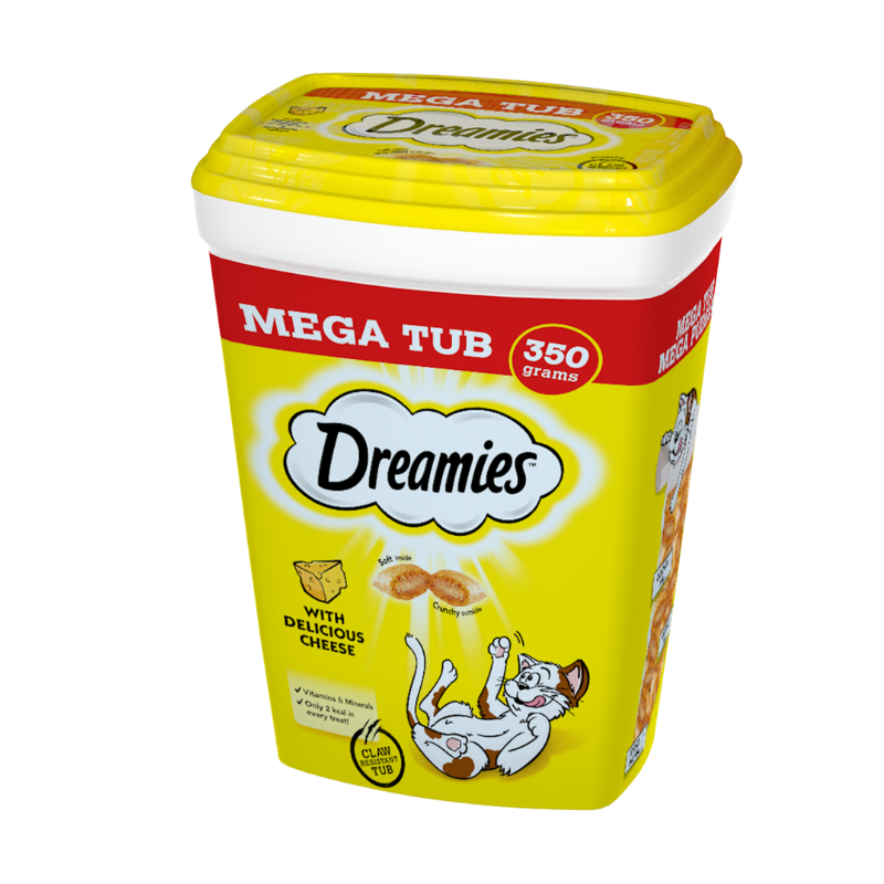 Przysmaki dla kota - Dreamies Mega Pudełko z serem 350g