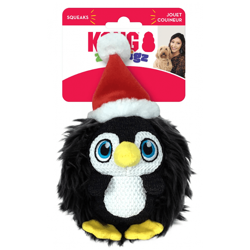 Zabawki - Kong Holiday Pluszowy piszczący pingwin