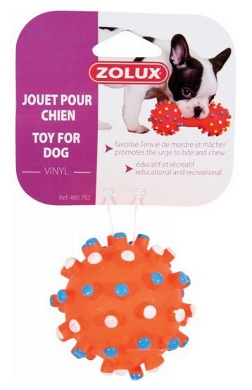 Zabawki - Zolux Piłka z wypustkami winylu