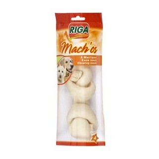 Przysmaki dla psa - Riga Machos Kość wiązana biała średnia 90g