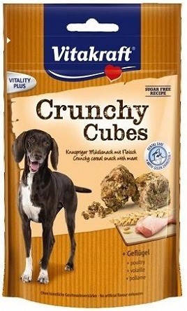 Przysmaki dla psa - Vitakraft Pies Crunchy Cubes drób 140g