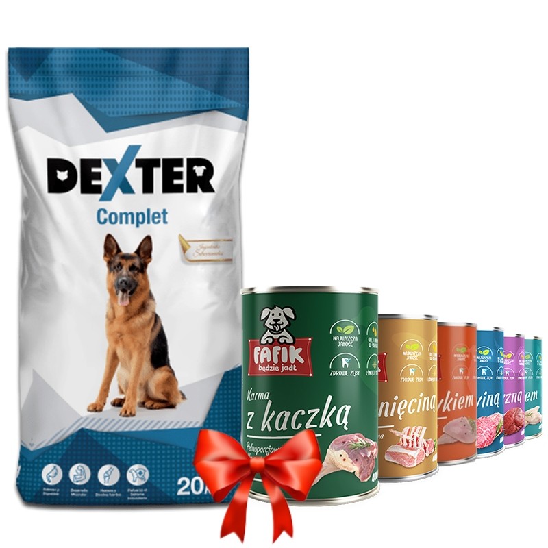 Karmy suche dla psa - Dexter Complete Large Breed