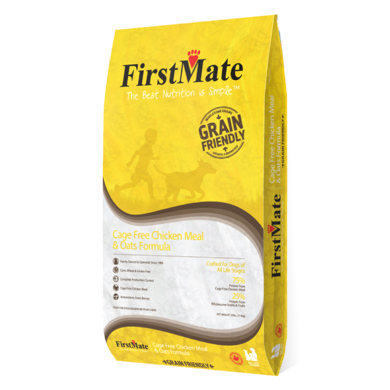 Karmy suche dla psa - FirstMate Cage Free Chicken Meal & Oats