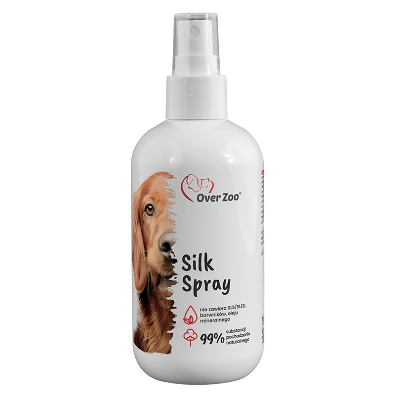 Higiena, pielęgnacja sierści - Over Zoo Silk Spray ułatwiający rozczesywanie 250ml