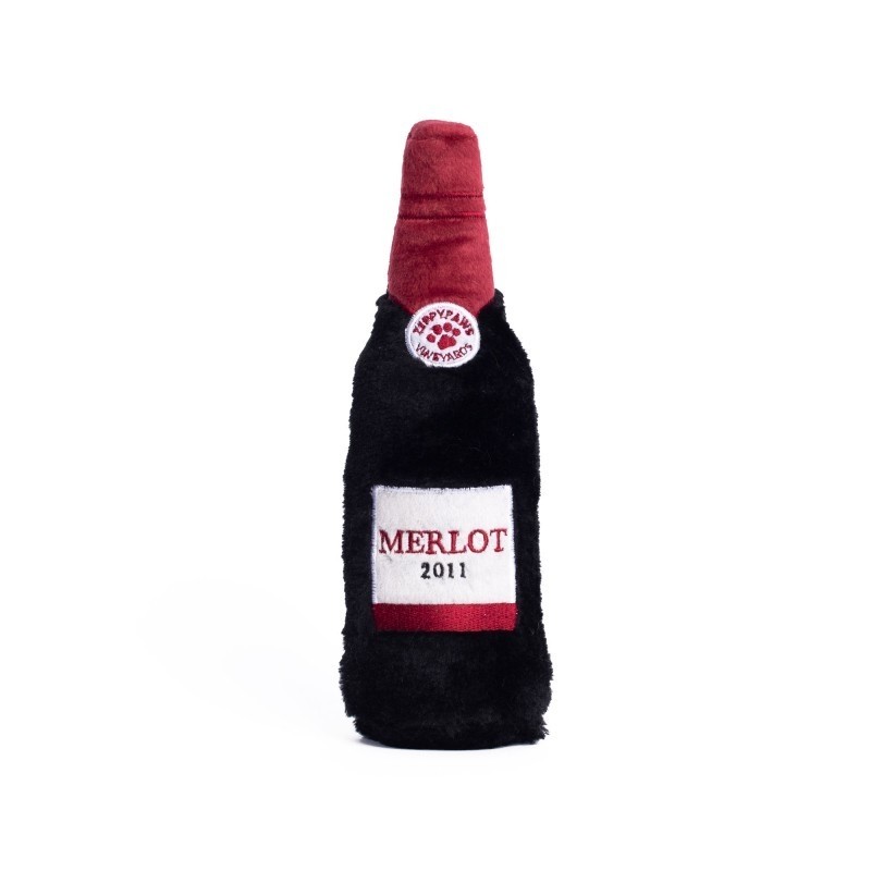 Zabawki - ZippyPaws Trzaskająca butelka Merlot 28cm