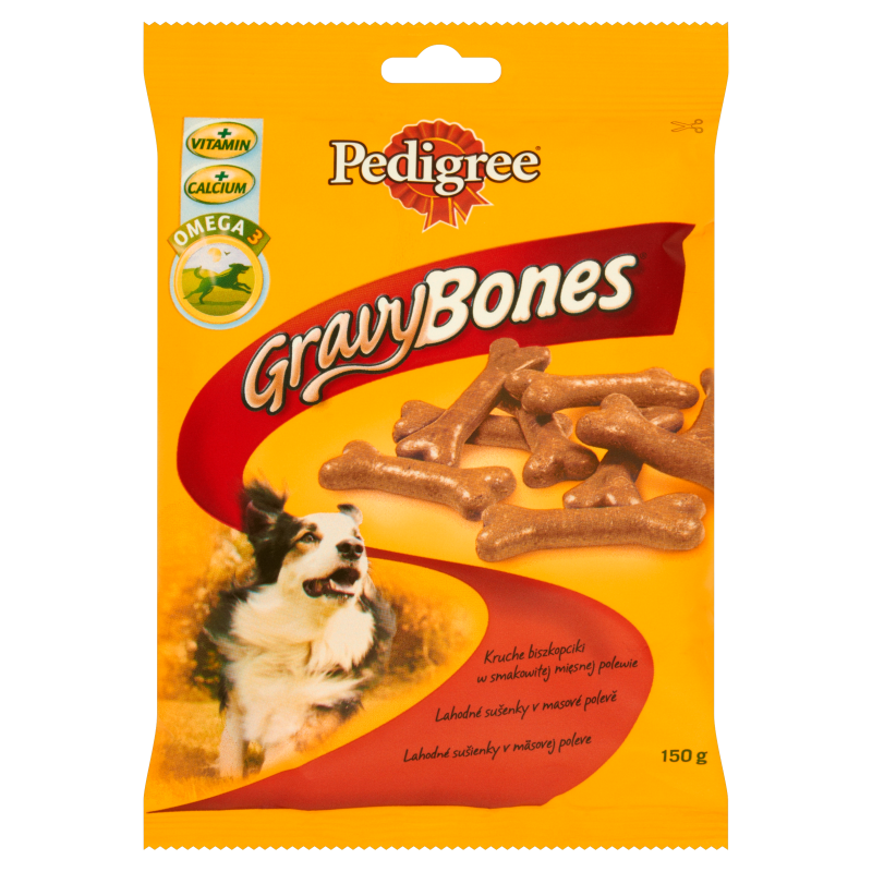Przysmaki dla psa - Pedigree Ciastka Gravy Bones 150g