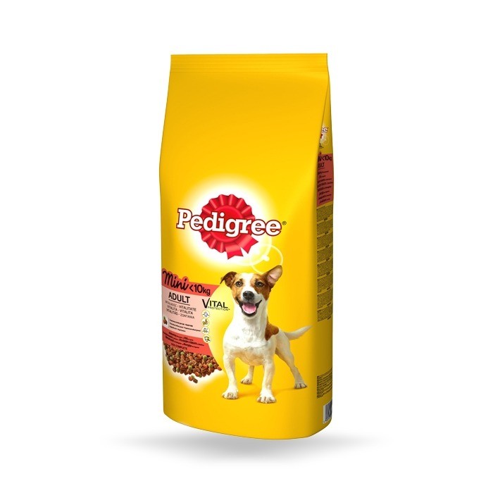 Karmy suche dla psa - Pedigree Adult mini z wołowiną