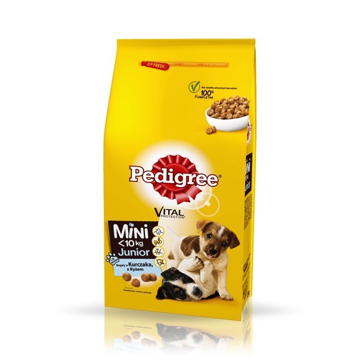 Karmy suche dla psa - Pedigree Junior Mini Kurczak