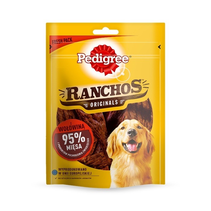 Przysmaki dla psa - Pedigree Ranchos 95% wołowina 70g