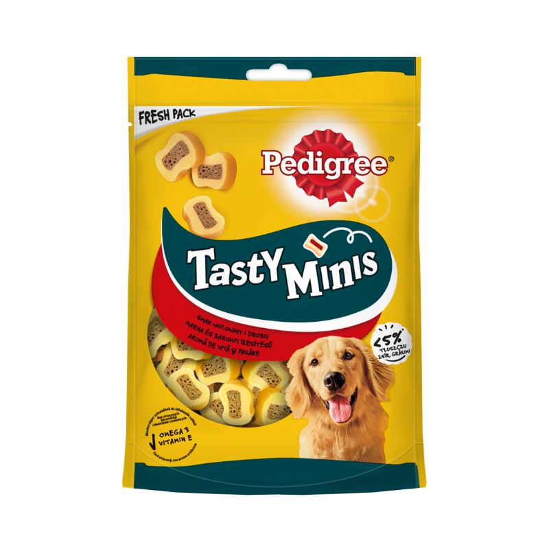 Przysmaki dla psa - Pedigree Tasty Minis Chewy Slices 155g