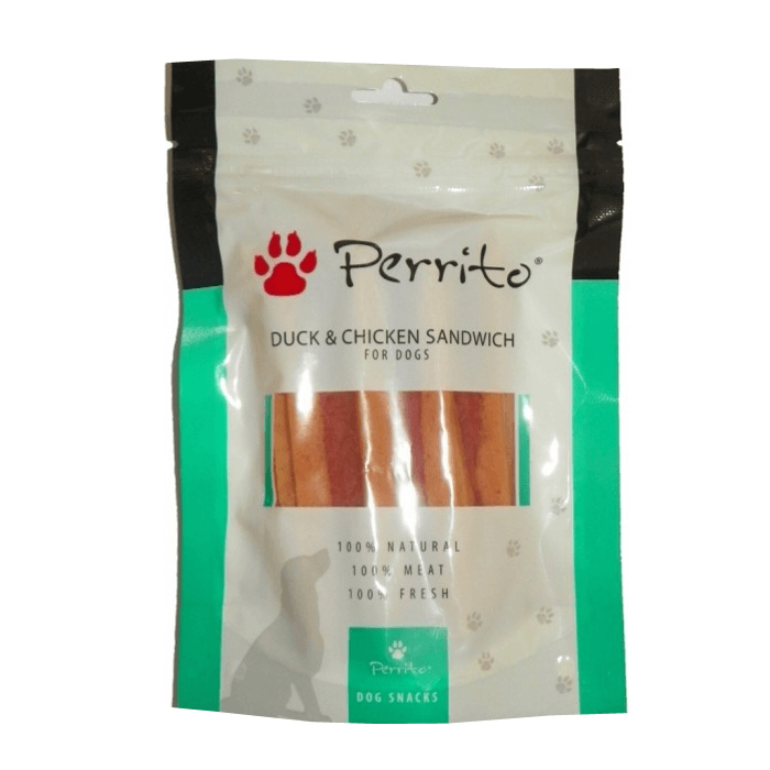 Przysmaki dla psa - Perrito Dog Duck & Chicken Sandwich 100g
