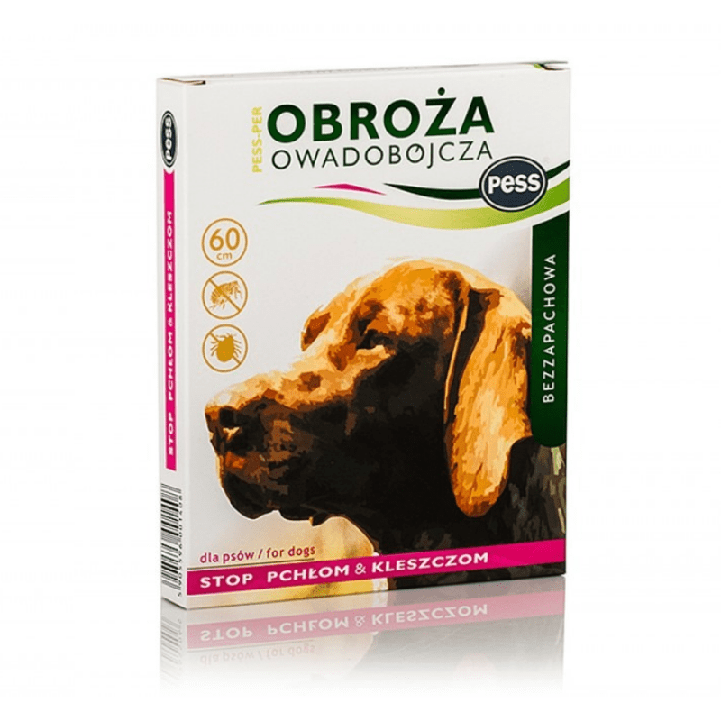 Preparaty lecznicze - PESS Obroża przeciw ektopasożytom dla psów bezzapachowa 75cm