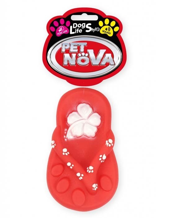 Zabawki - Pet Nova Klapek gumowy Shoe z dźwiękiem 15cm