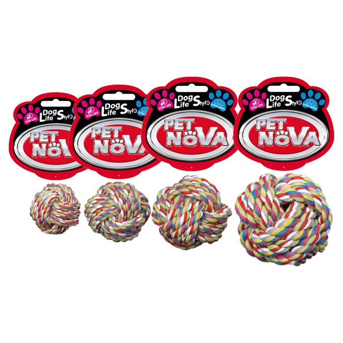 Zabawki - Pet Nova Piłka sznurkowa bawełniana