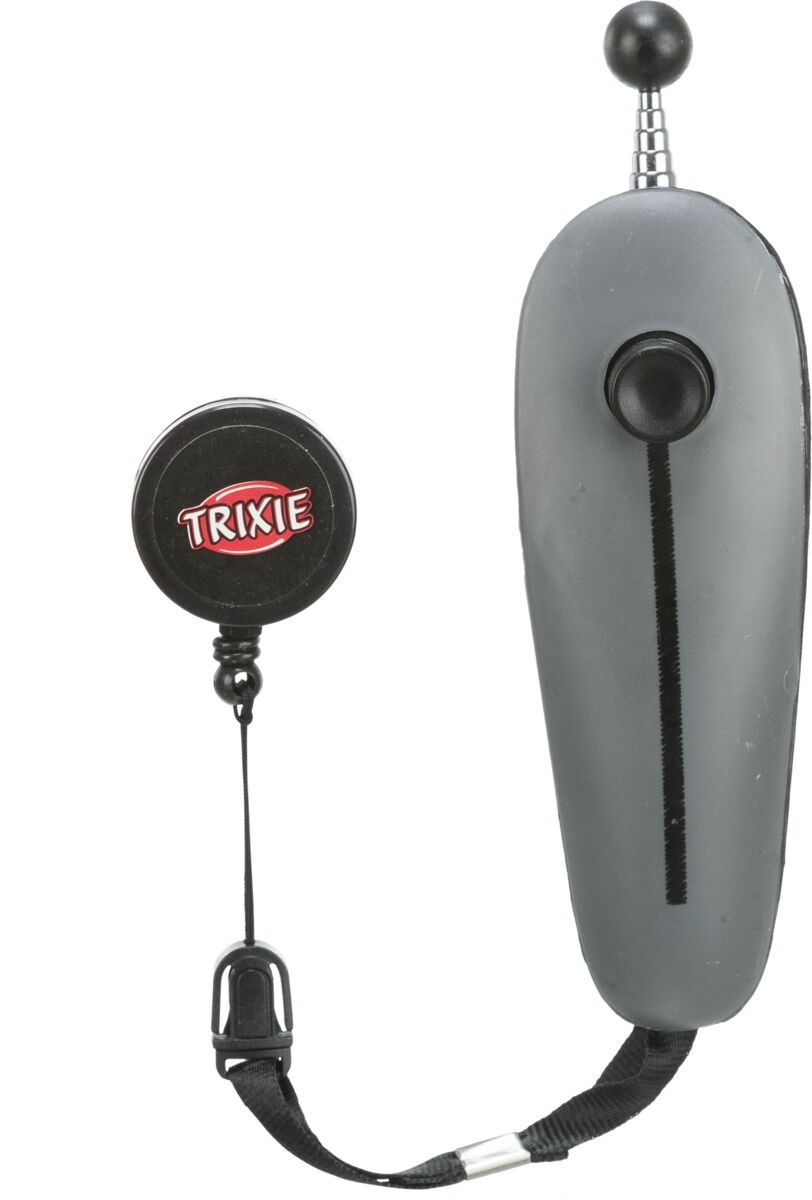 Smycze, obroże, szelki - Trixie Wskaźnik treningowy Target Stick z klikerem 14-65cm