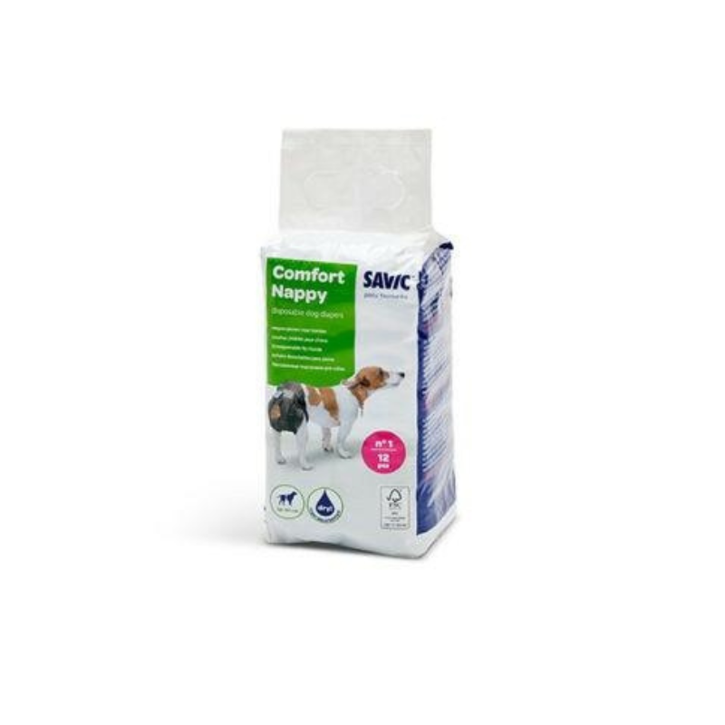 Produkty higieniczne - Savic Pieluchy Nappy T3 34-48cm 12szt