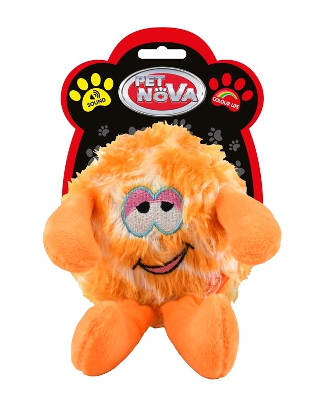 Zabawki - Pet Nova Potwór pluszowy pomarańczowy 11cm