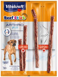Przysmaki dla psa - Vitakraft Beef Stick Arthro wołowina 48g (4 szt.)
