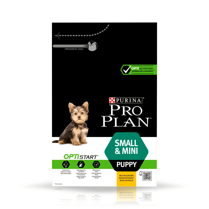 Karmy suche dla psa - Pro Plan Small & Mini Puppy OptiStart z kurczakiem