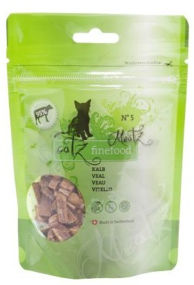 Przysmaki dla kota - Catz Finefood Meatz N.05 cielęcina 45g x 2
