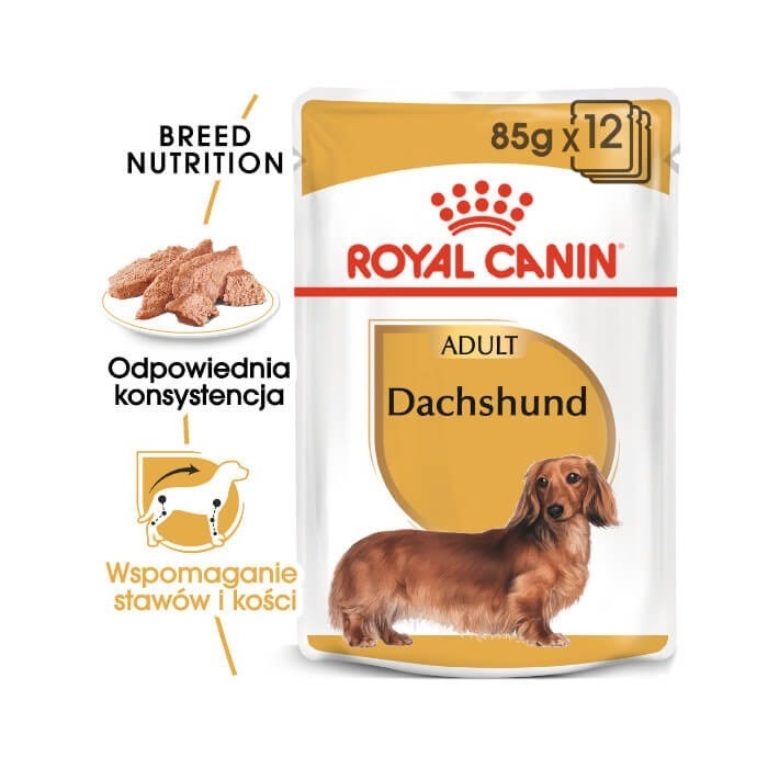 Karmy mokre dla psa - Royal Canin Adult Dachshund saszetka 85g