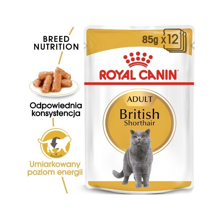 Karmy mokre dla kota - Royal Canin British Shorthair Adult 85g