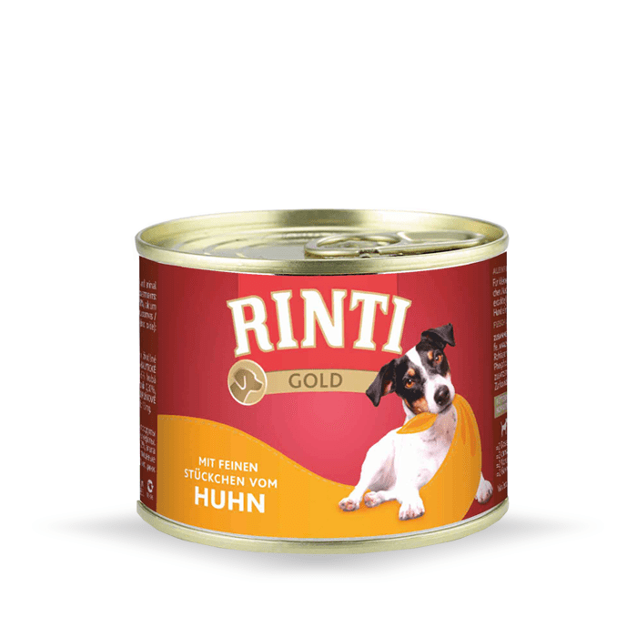 Karmy mokre dla psa - Rinti Gold Junior 185g x 4