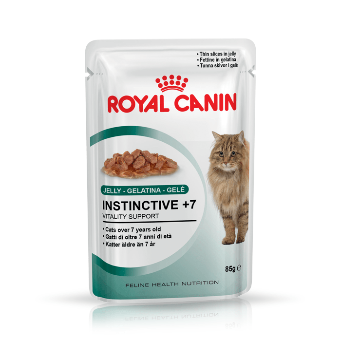 Karmy mokre dla kota - Royal Canin Instinctive +7 w galaretce 12x85g