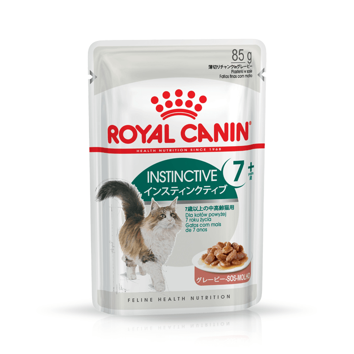 Karmy mokre dla kota - Royal Canin Instinctive +7 w sosie 12x85g