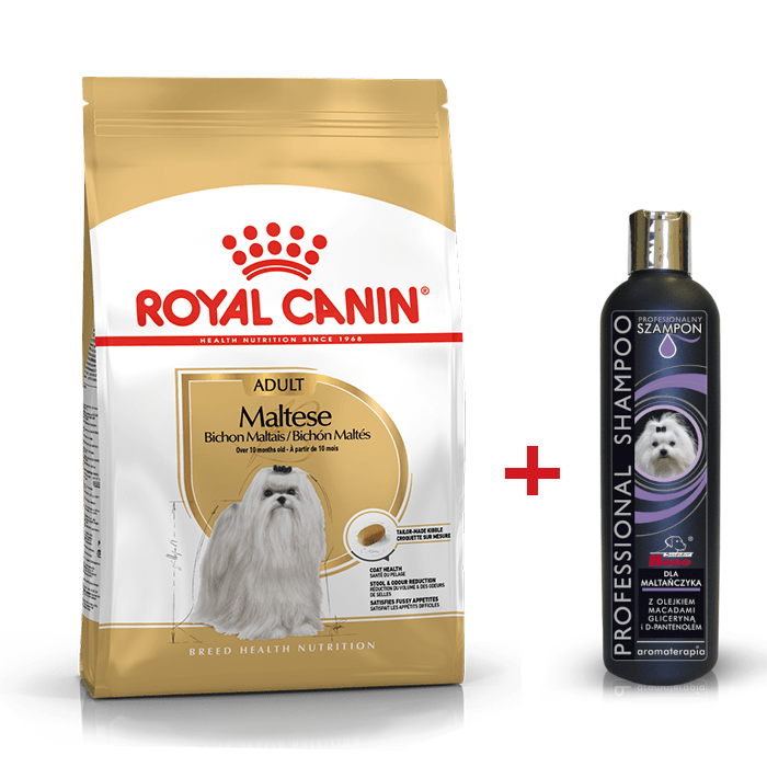 Karmy suche dla psa - Royal Canin Adult Maltese 1,5kg + szampon 250ml