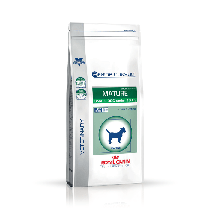 Karmy suche dla psa - Royal Canin Vet Care Nutrition Senior Consult Mature Small Dog Vitality&Dental 25