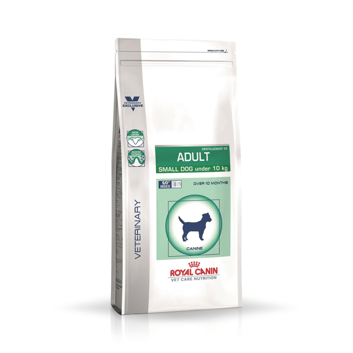 Karmy suche dla psa - Royal Canin Vet Care Nutrition Canine Adult Small Dog Dental & Digest 25
