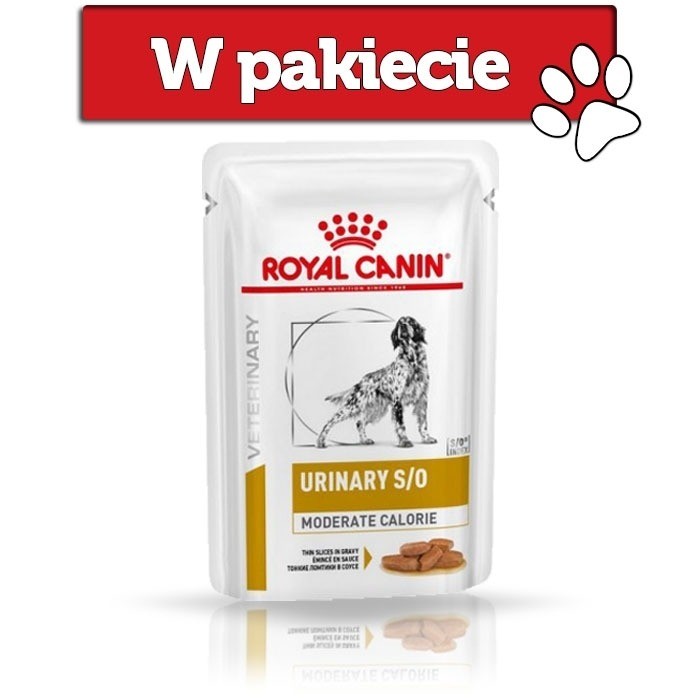 Karmy mokre dla psa - Royal Canin Veterinary Diet Canine Urinary S/O Moderate Calorie 100g