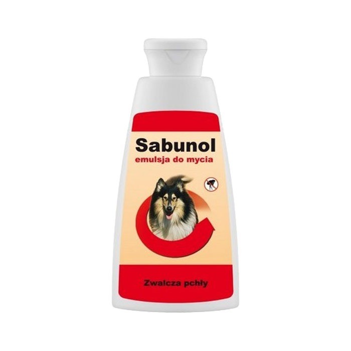 Preparaty lecznicze - Sabunol Emulsja do mycia zwalczająca pchły 150ml 
