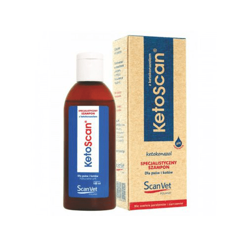 Higiena, pielęgnacja sierści - Scan Vet KetoScan szampon dla psów i kotów 100ml