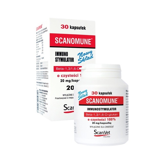 Suplementy - ScanVet ScanoMune 30 kapsułek
