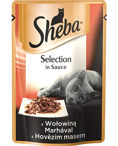 Karmy mokre dla kota - Sheba Selection w sosie 85g x 12