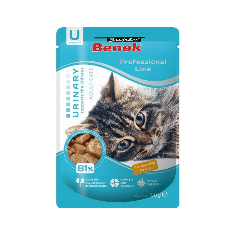 Karmy mokre dla kota - Super Benek Adult w sosie Urinary 100g